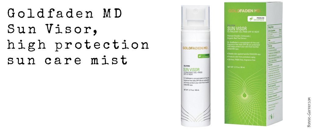 Goldfaden MD Sun Visor, high protection sun care mist