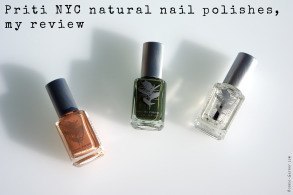 Priti NYC natural nail polishes, my review