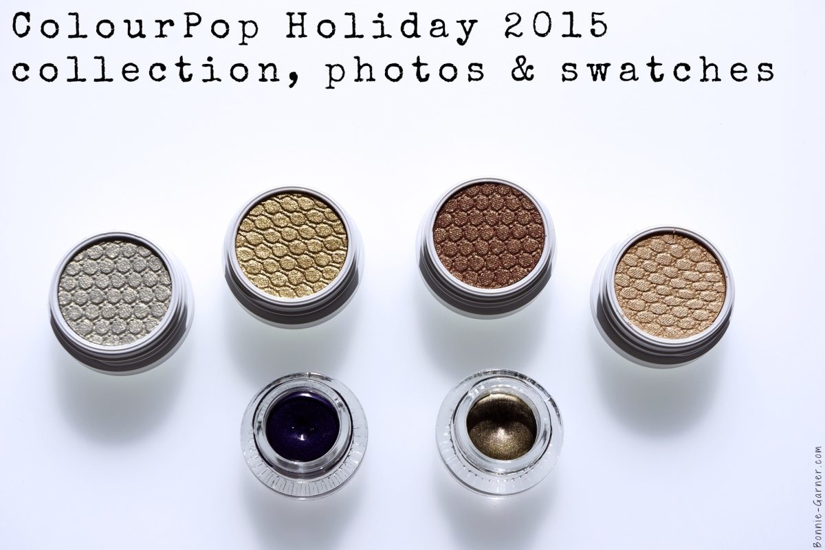 ColourPop Holiday 2015 collection, photos & swatches