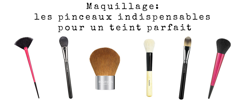 Maquillage: les pinceaux indispensables pour un teint parfait
