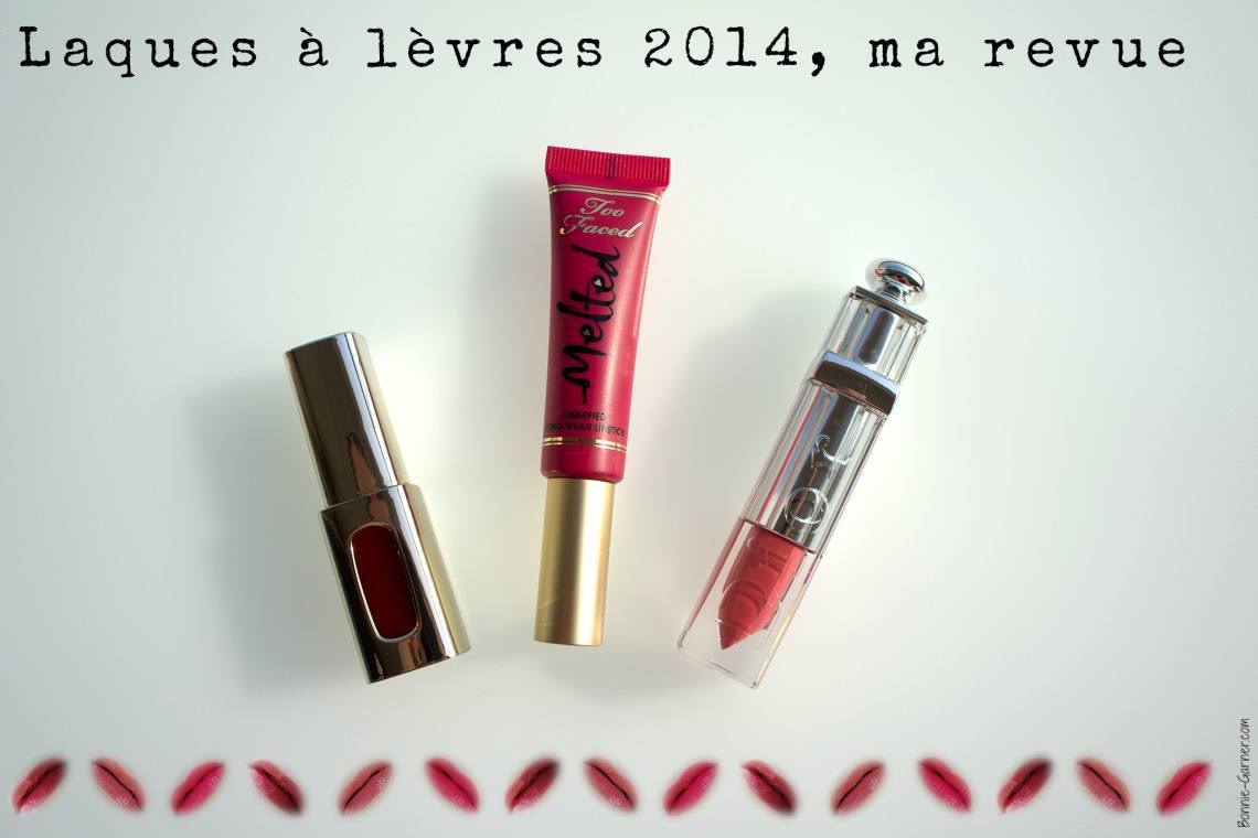 Laques à lèvres 2014, ma revue