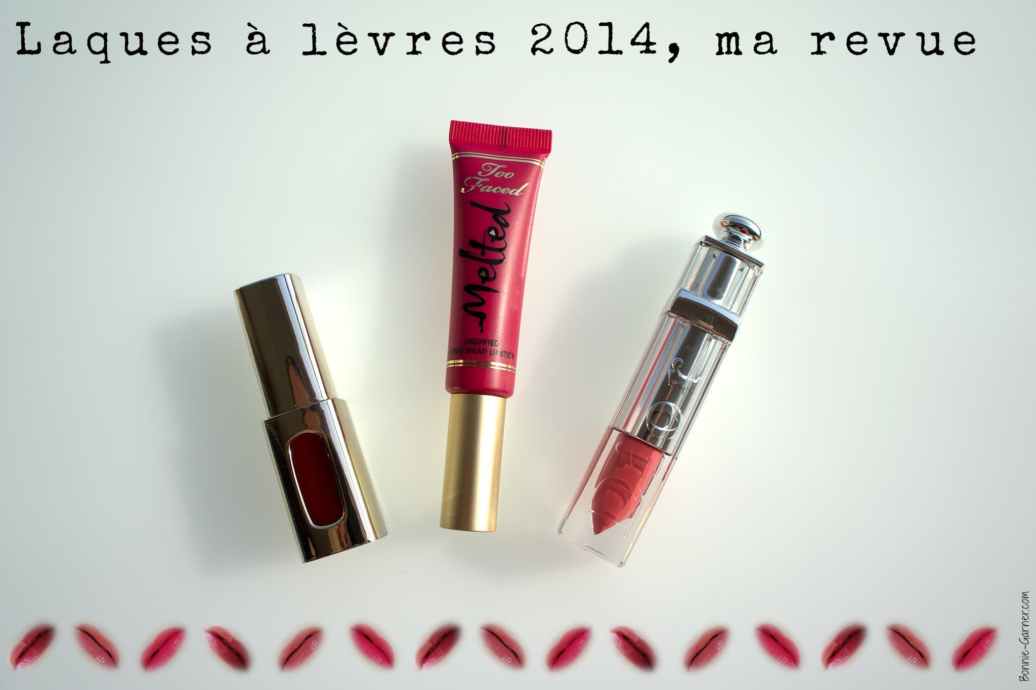 Laques à lèvres 2014, ma revue