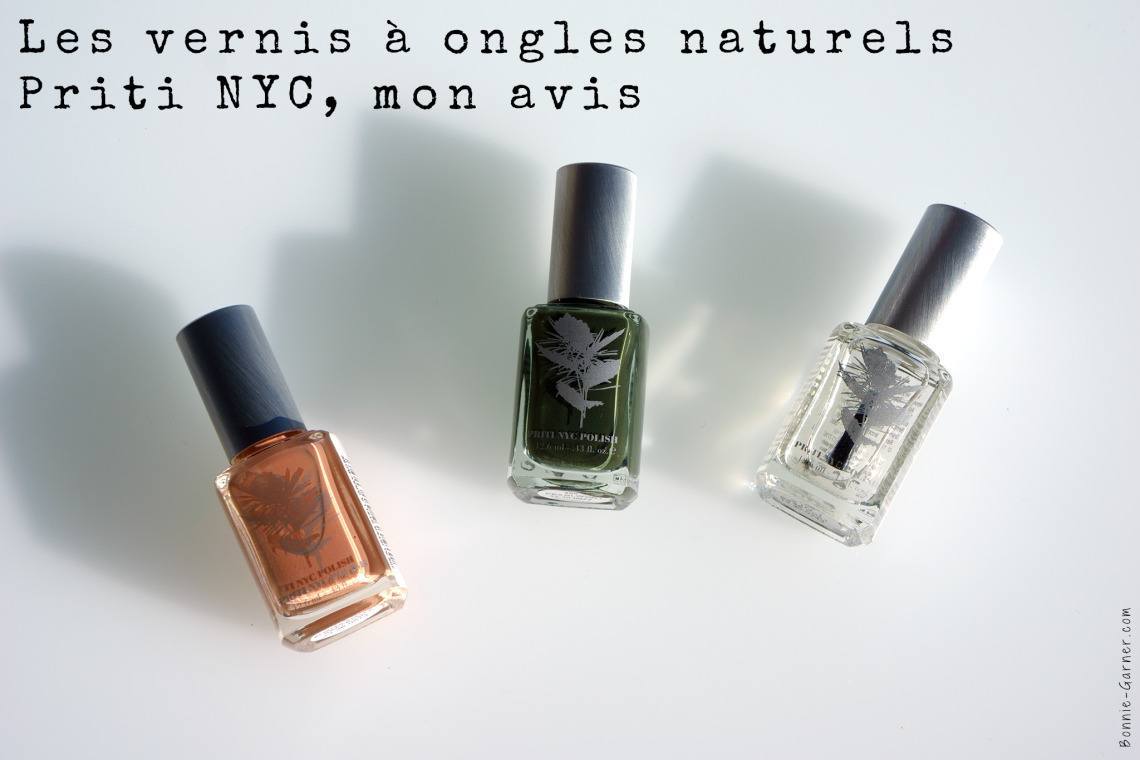 Les vernis naturels Priti NYC, mon avis