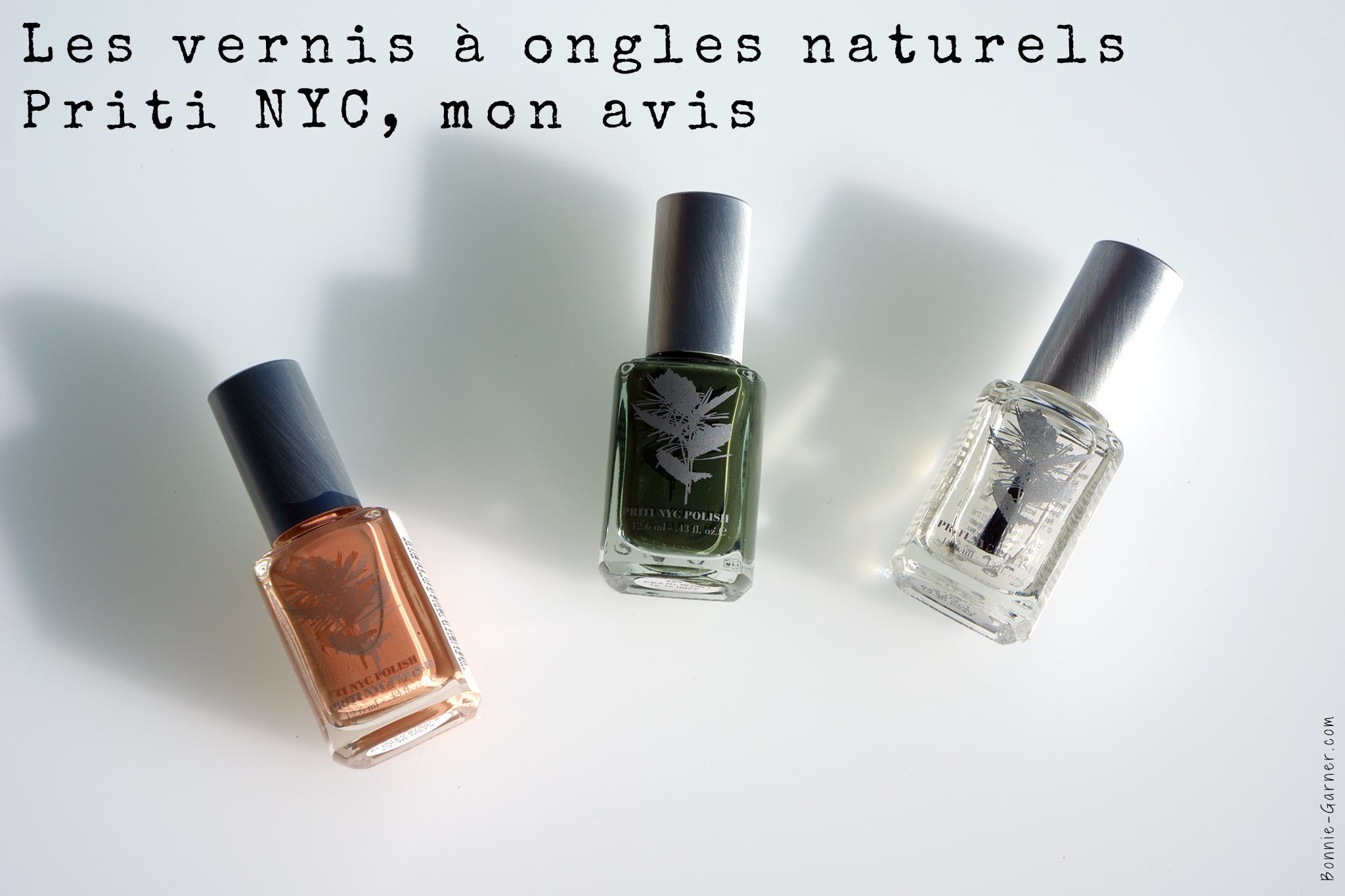 Les vernis naturels Priti NYC, mon avis