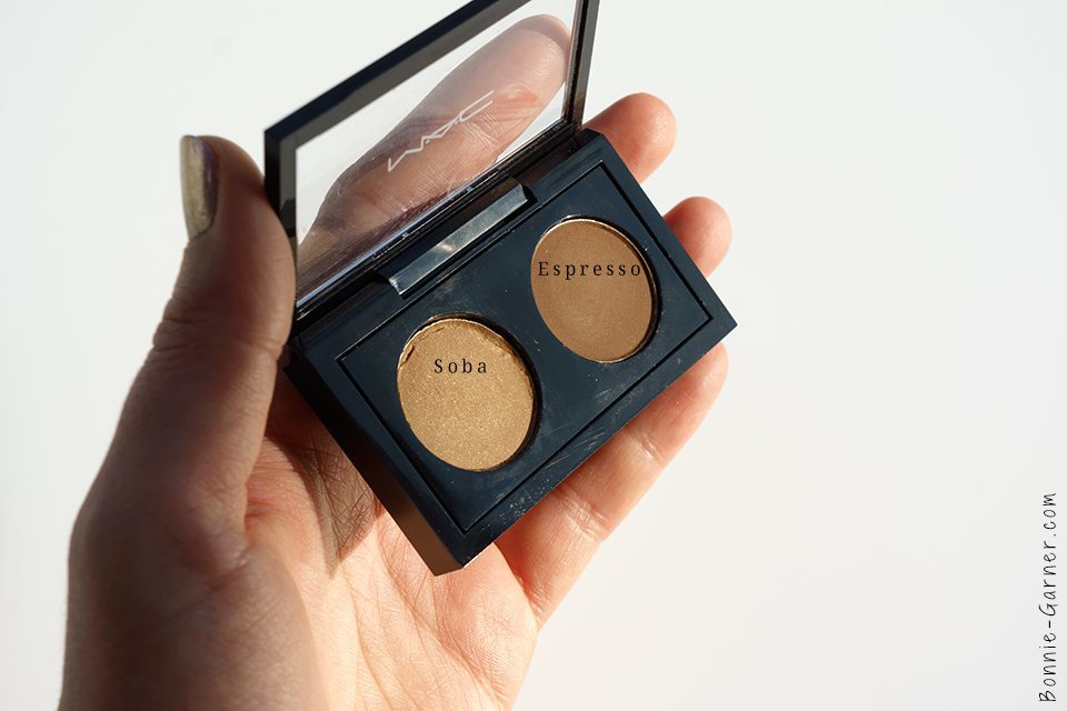 MAC eyeshadows Soba Espresso