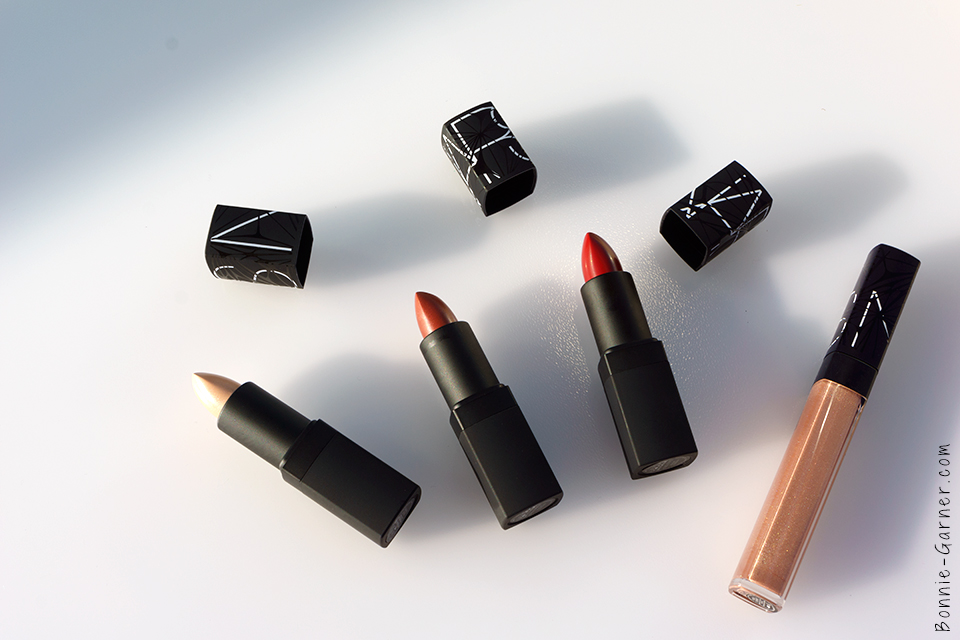 Les rouges à lèvres Adriatic, Femme Fleur et Deadly Catch et le gloss Soleil d'Orient