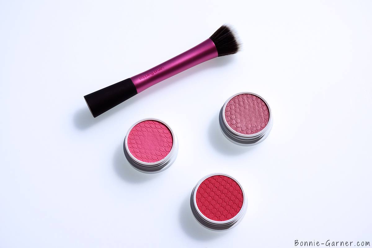 ColourPop Super Shock Cheeks blushes: Prenup, Mochi & Earlybird & Stippling brush Real Techniques