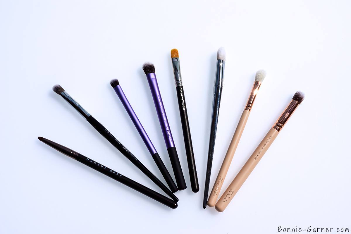 Eye brushes: MakeupGeek, Sephora 28, Real Techniques, MAC, Zoeva