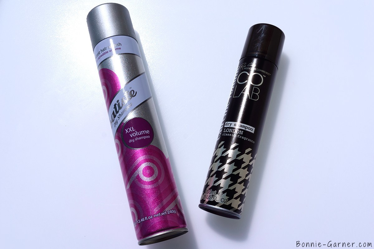 Batiste XXL Volume dry shampoo, COLAB Extreme Volume dry shampoo