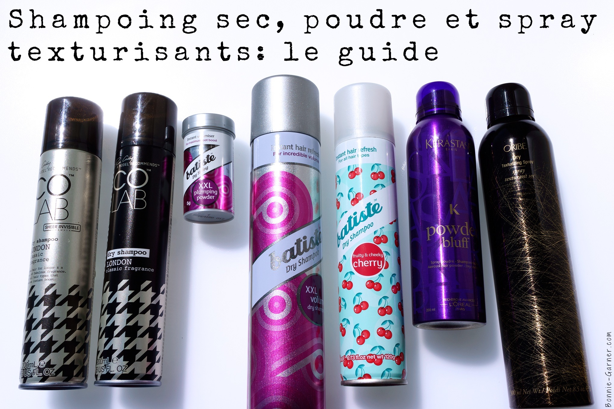 Shampoing sec, poudre et spray texturisants: le guide