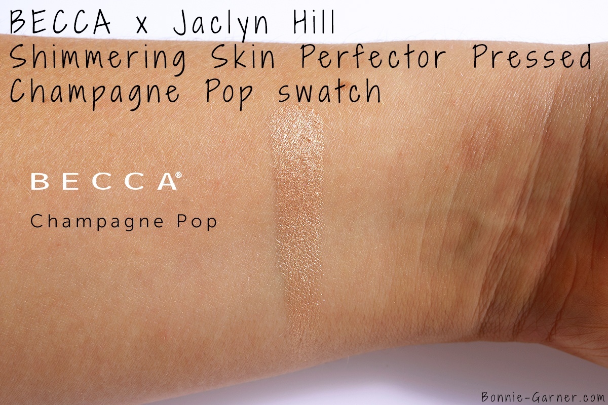 Becca x Jaclyn Hill Shimmering Skin Perfector Pressed Champagne Pop swatch