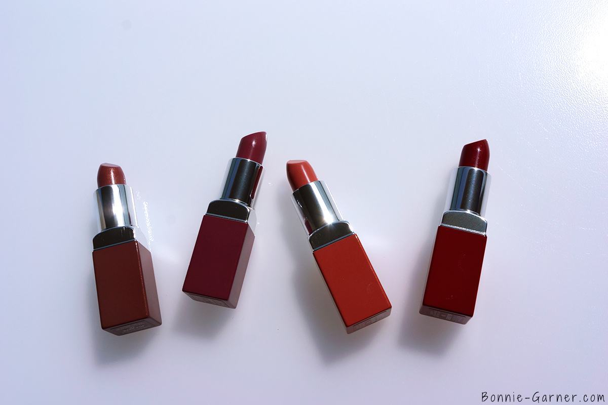 Clinique Pop Lipstick Bare Pop, Melon Pop, Plum Pop, Cherry Pop