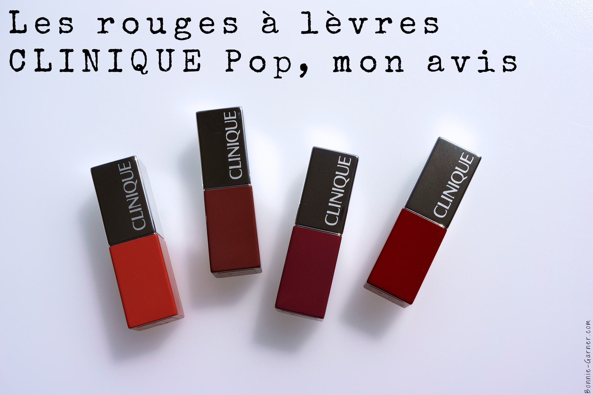 Les rouges à lèvres CLINIQUE Pop, mon avis
