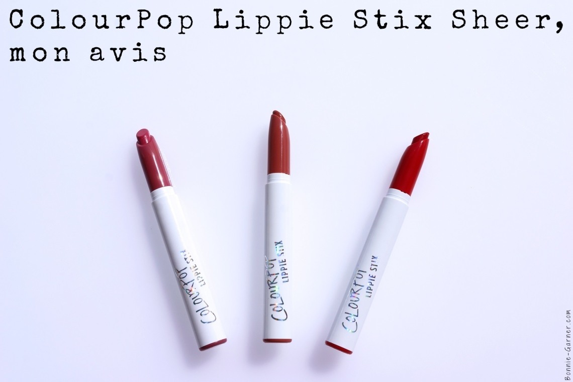 ColourPop Lippie Stix Sheer, mon avis