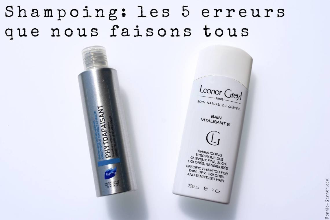 Shampoing: les 5 erreurs que nous faisons tous