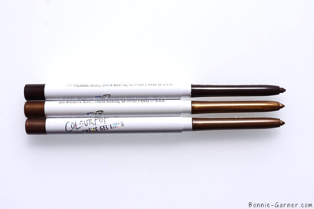 Colourpop Creme Gel Liner Over Board, Call Me, Show Me Colourpop Creme Gel Liner Over Board, Call Me, Show Me