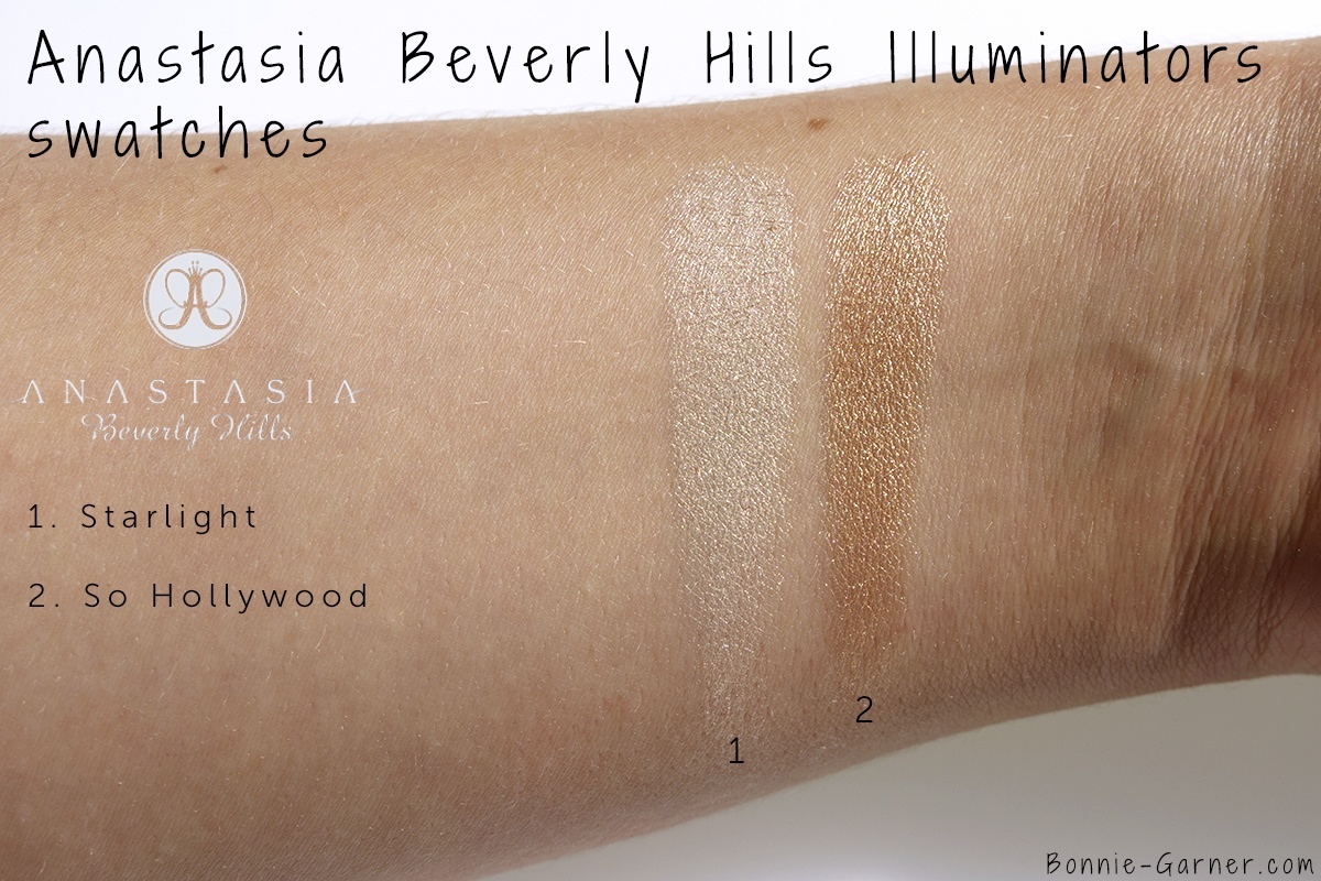 Anastasia Beverly Hills Illuminator Starlight, So Hollywood swatches