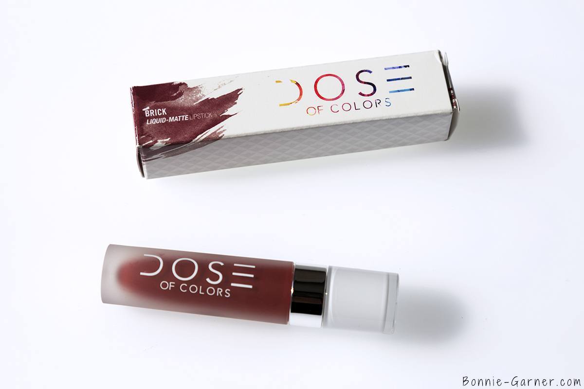 Dose Of Colors matte liquid lipstick Brick packaging