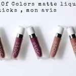 Dose Of Colors matte liquid lipsticks, mon avis