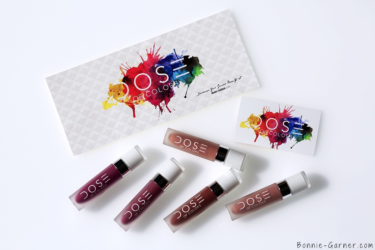 Dose Of Colors matte liquid lipstick Stone, Truffle, Brick, Berry Me, Berry Me 2