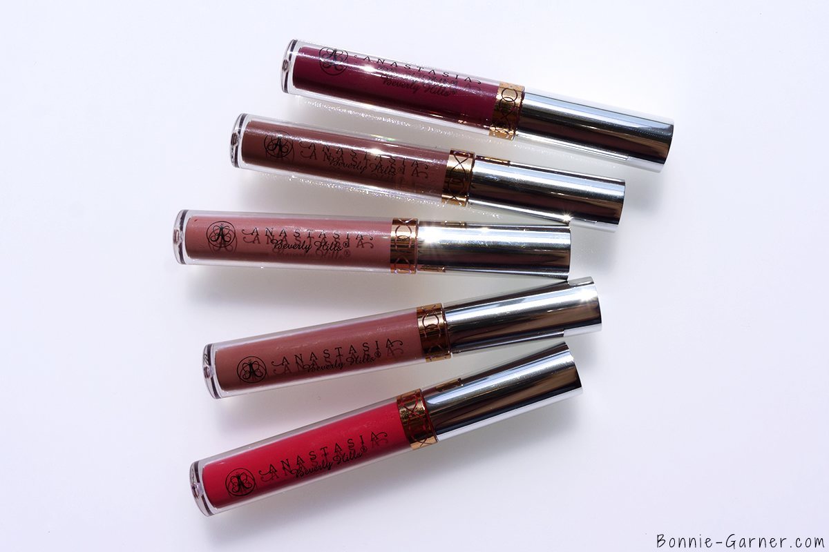 Anastasia Beverly Hills Liquid Lipstick Carina, Craft, Lovely, Dusty Rose, Veronica