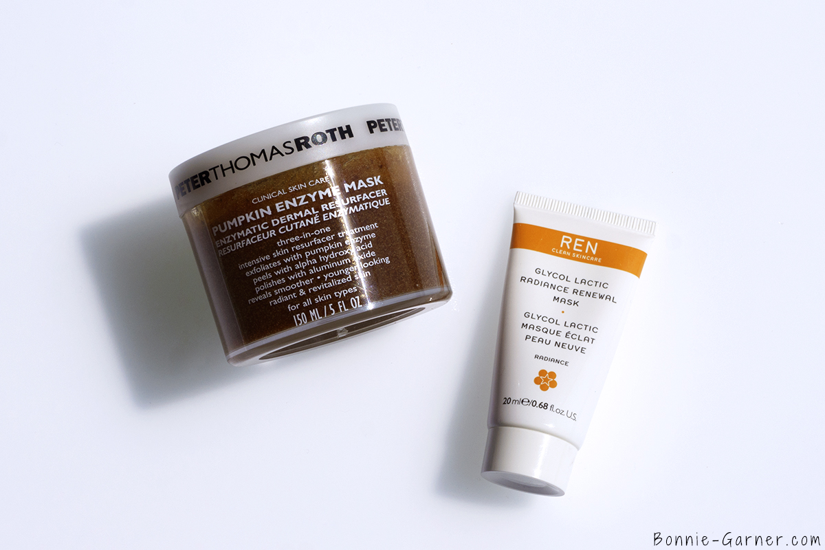 Peter Thomas Roth Pumpkin Enzym Face Mask, Ren Glycol Lactic Radiance Renewal Mask
