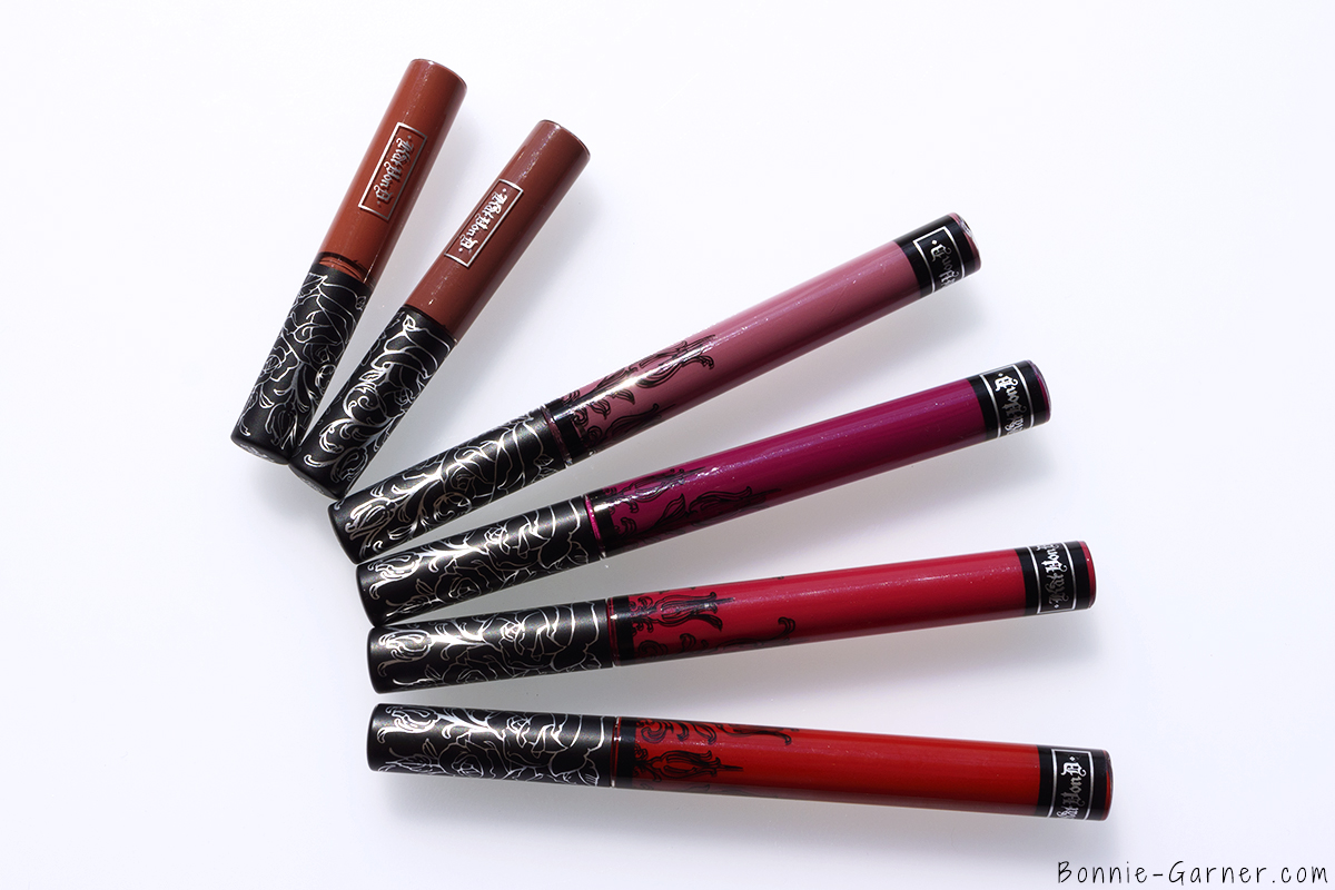 Kat Von D Everlasting liquid lipstick Lolita, Lolita II, Lovesick, Bauhau5, Bachelorette, Outlaw