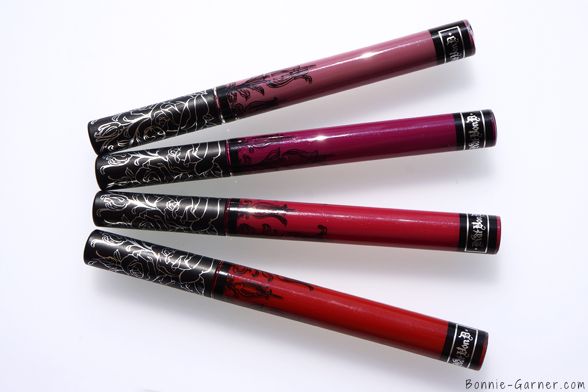 Kat Von D Everlasting liquid lipstick Lovesick, Bauhau5, Bachelorette, Outlaw