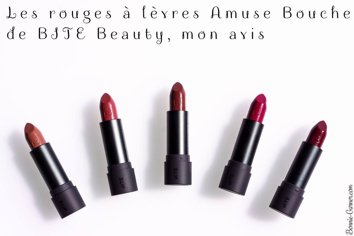 Les rouges à lèvres Amuse Bouche de BITE Beauty, mon avis