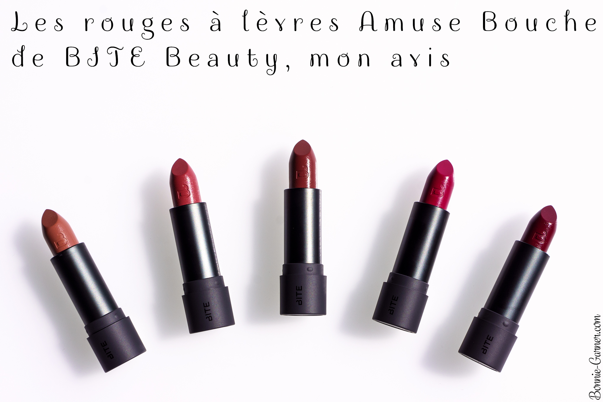 Les rouges à lèvres Amuse Bouche de BITE Beauty, mon avis