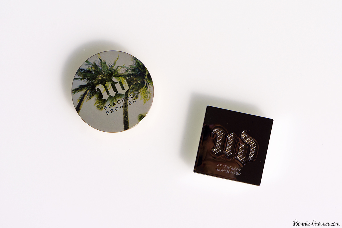 Urban Decay Beached Bronzer Sun Kissed, Afterglow Powder Highlighter 8-Hour Sin
