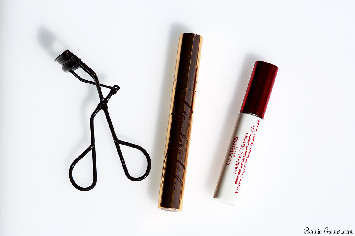 Charlotte Tilbury Legendary Lashes mascara, Clarins Double Fix mascara, MAC eyelash curler