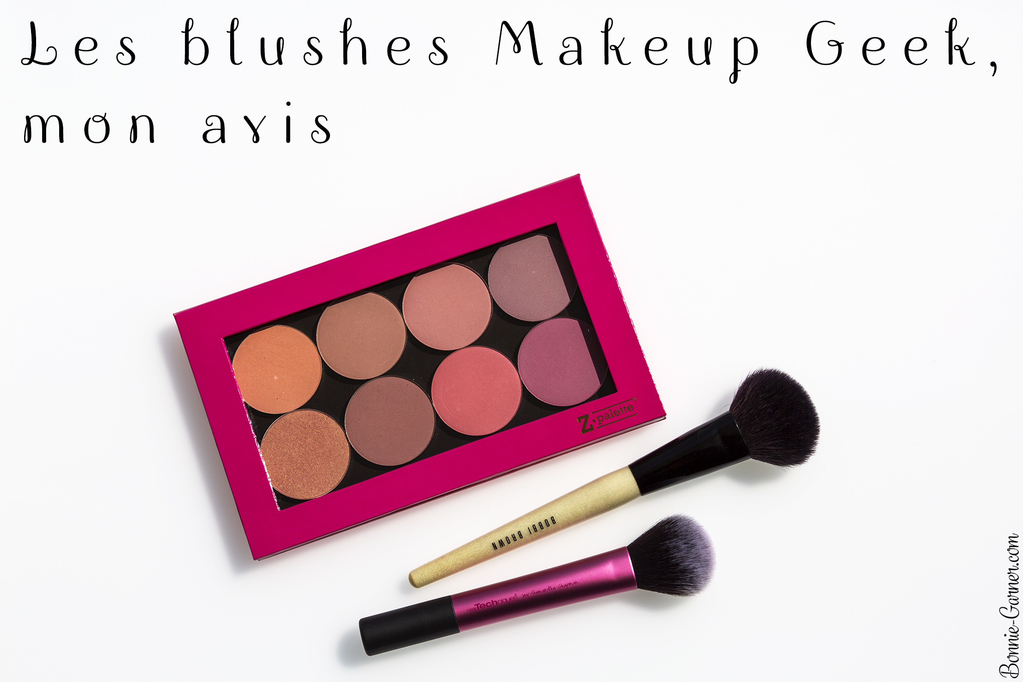 Les blushes Makeup Geek, mon avis