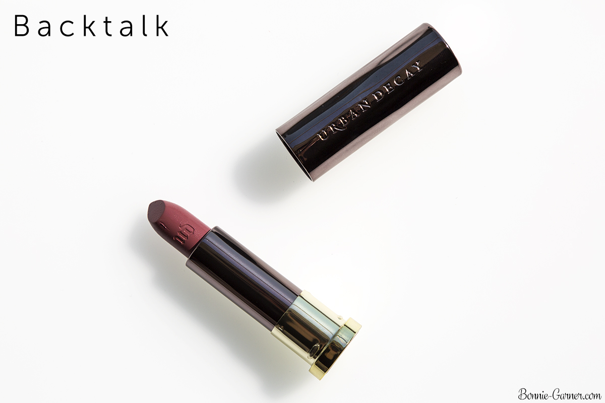 Urban Decay Vice lipsticks Backtalk