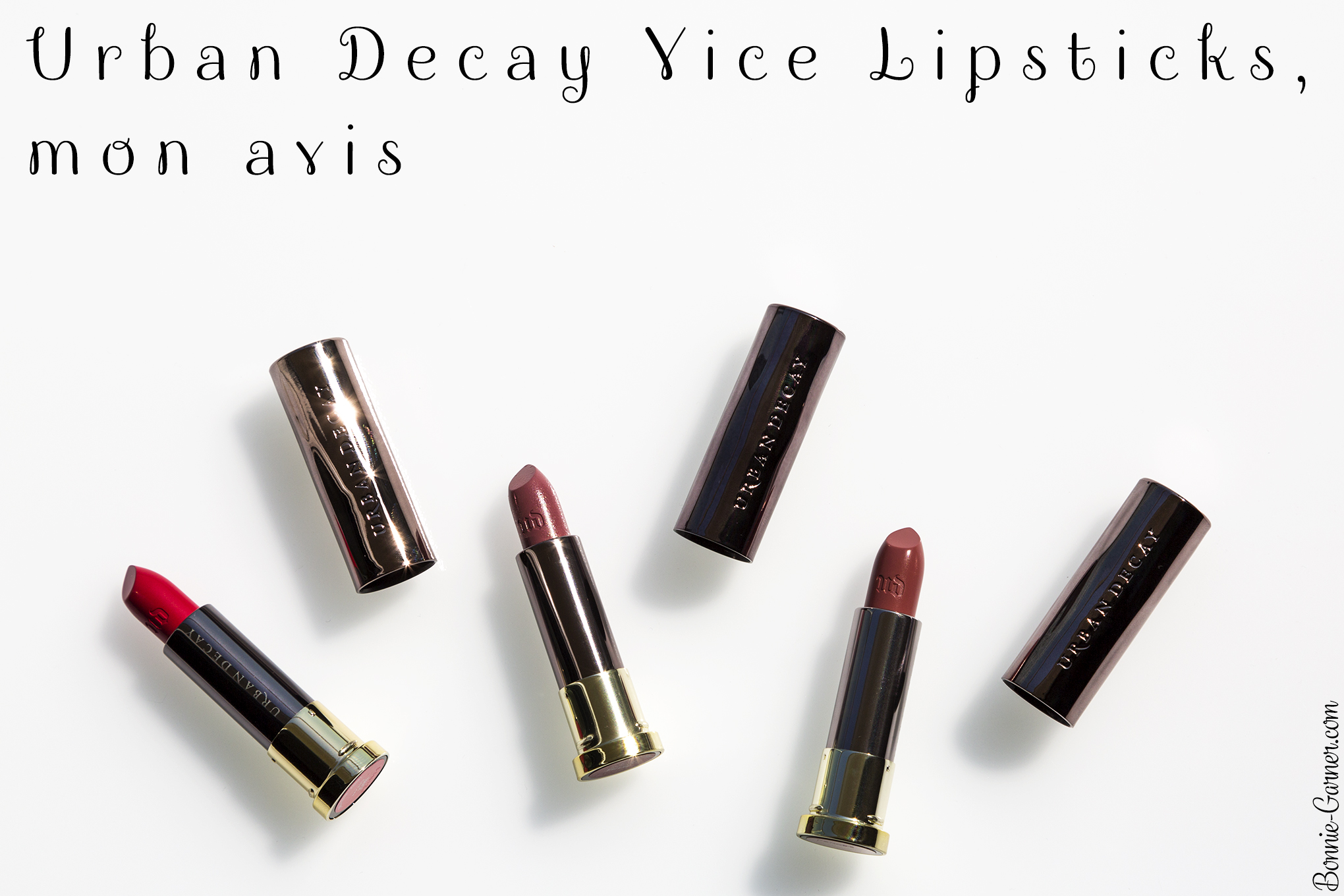 Urban Decay Vice lipsticks, mon avis