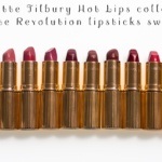 Charlotte Tilbury Hot Lips collection & Matte Revolution lipsticks swatches