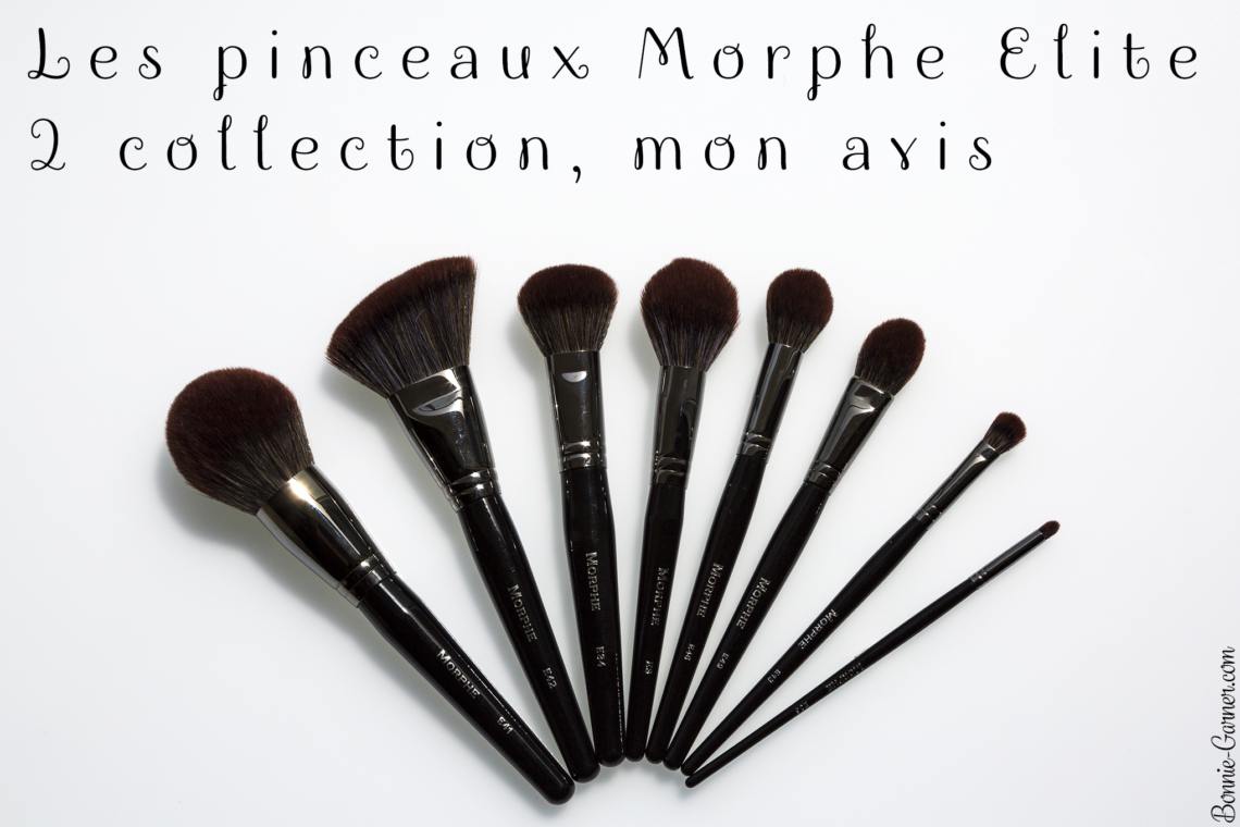 Les pinceaux Morphe Elite 2 collection, mon avis