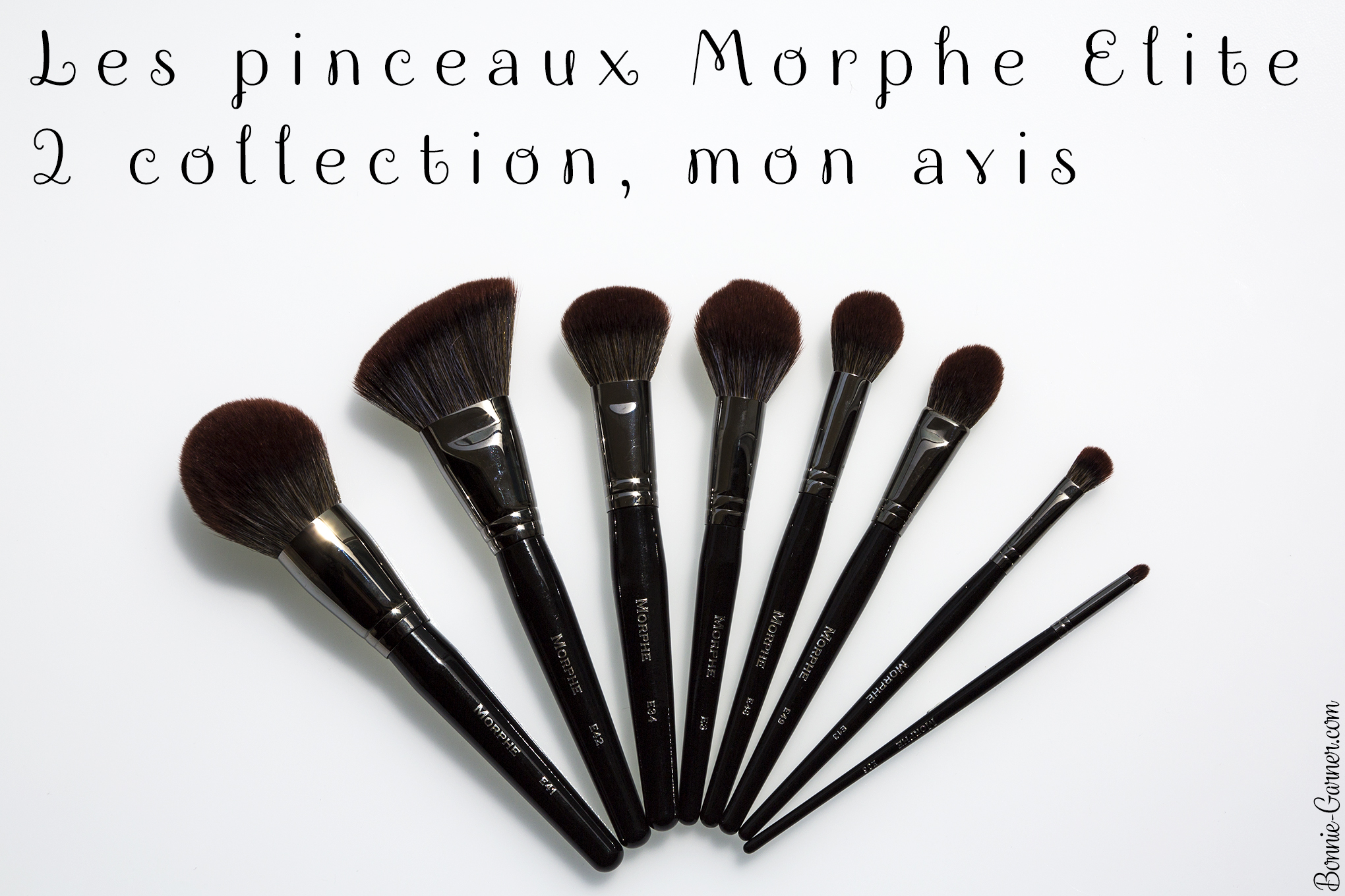 Les pinceaux Morphe Elite 2 collection, mon avis