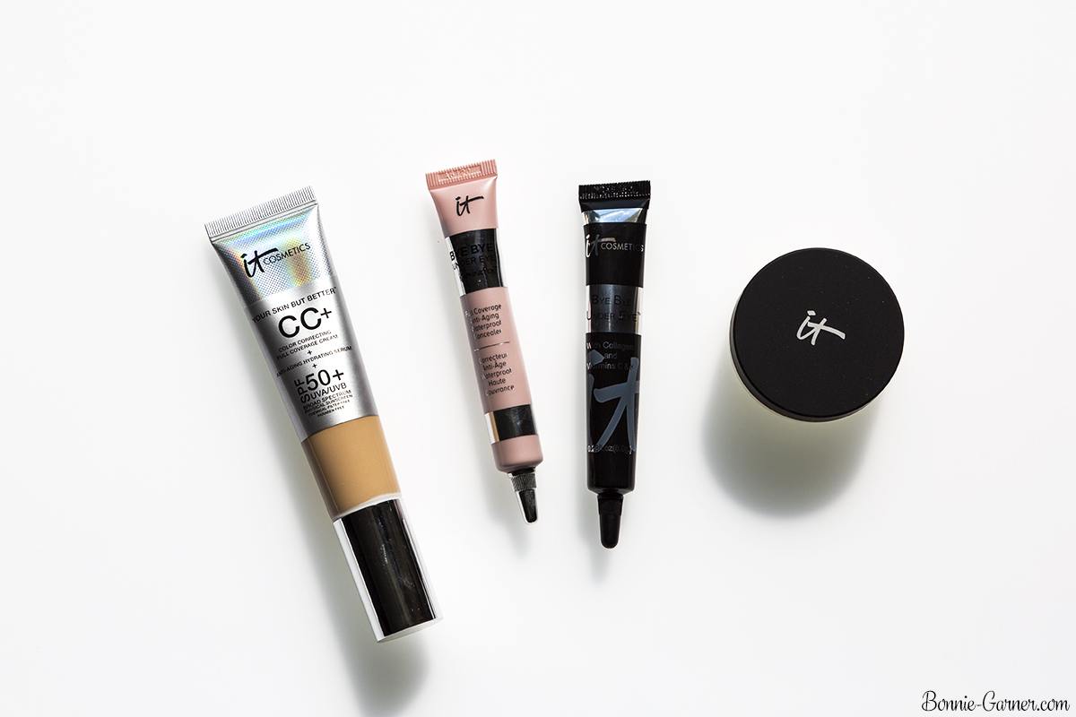 IT Cosmetics Your Skin But Better CC Cream SPF50, Bye Bye Under Eye Anti-Aging Concealers, Bye Bye Pores Loose Powder