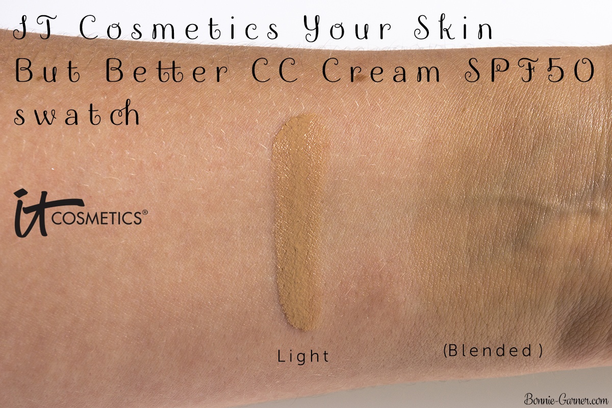 IT Cosmetics Your Skin But Better CC Cream SPF50 swatch