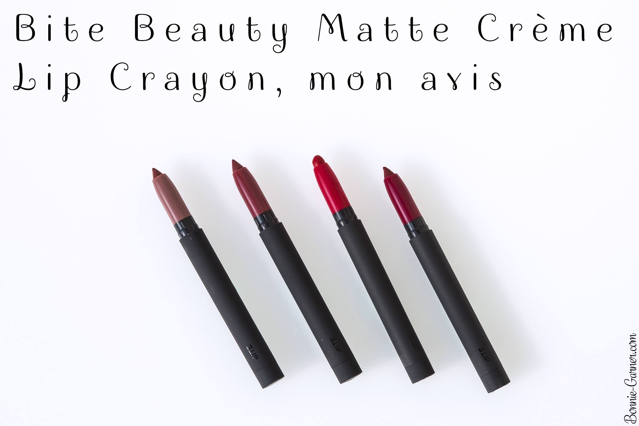 Bite Beauty Matte Crème Lip Crayon, mon avis