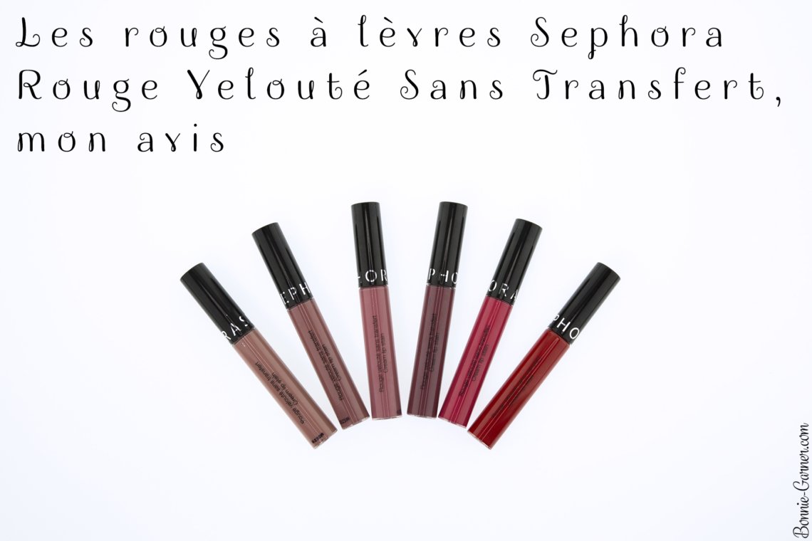 Les rouges à levres Sephora Rouge Velouté Sans Transfert, mon avis