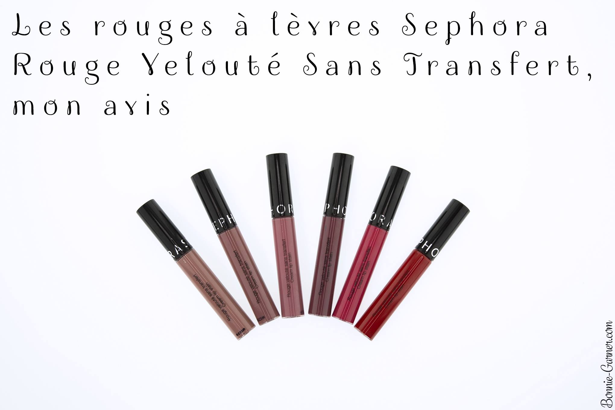 Les rouges à levres Sephora Rouge Velouté Sans Transfert, mon avis
