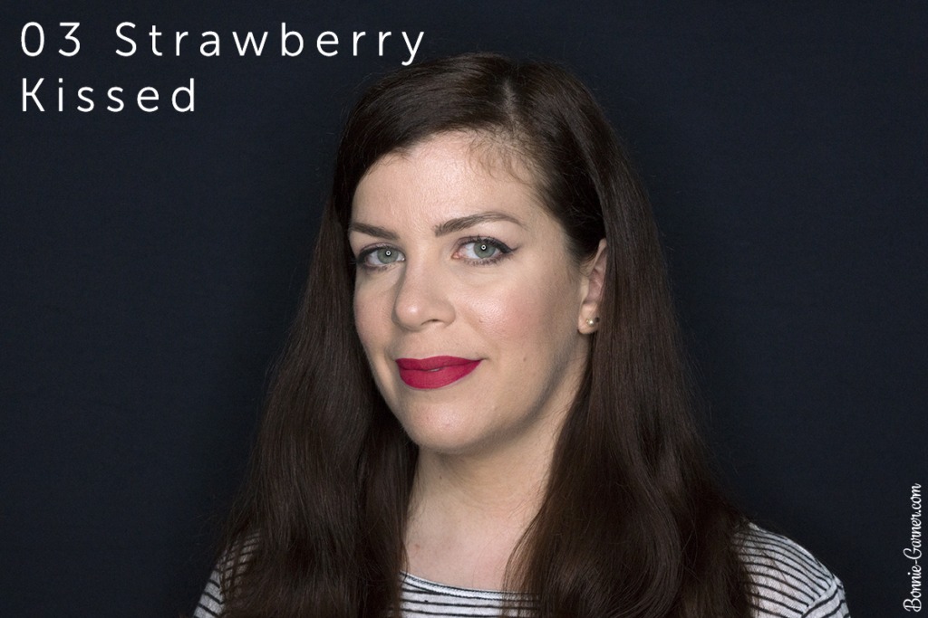 Sephora Cream Lip Stain lipsticks: 03 Strawberry Kissed