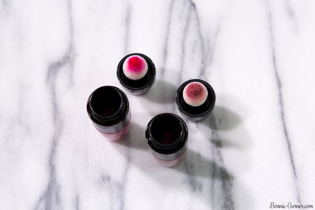 Lancôme Matte Shaker liquid lipsticks: Pink Power 378, Beige Vintage 270