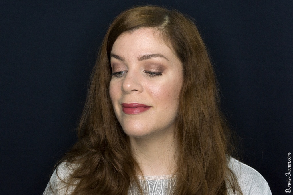 Makeup Geek eyeshadows satin finish makeup look