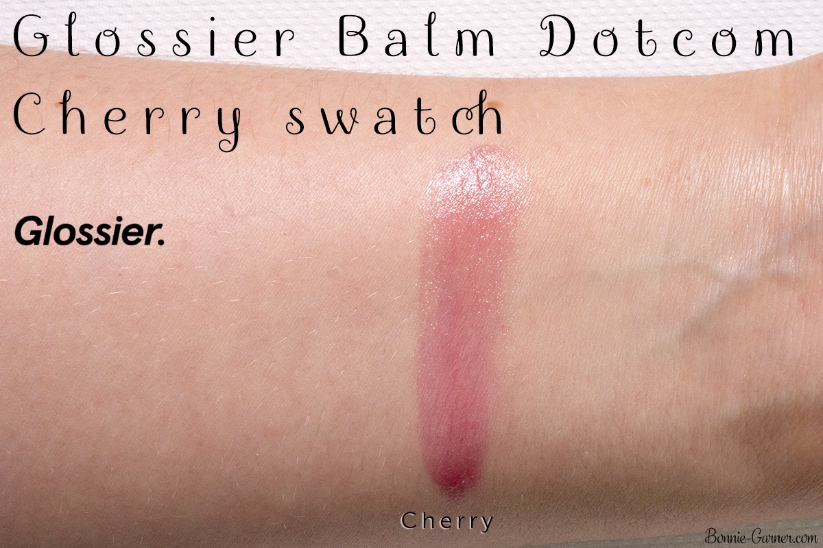 Glossier Balm Dotcom Cherry swatch