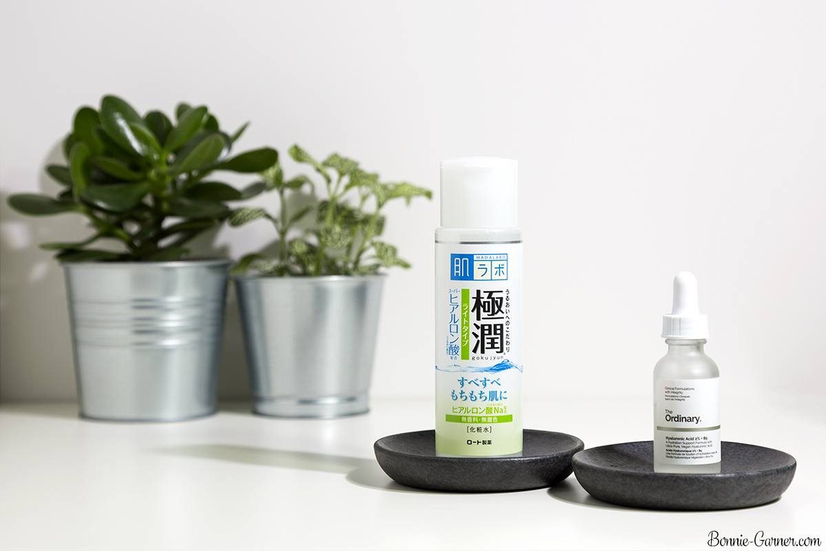 The Ordinary Hyaluronic Acid 2% + B5, Hada Labo Gokujyun Hyaluronic Acid Lotion