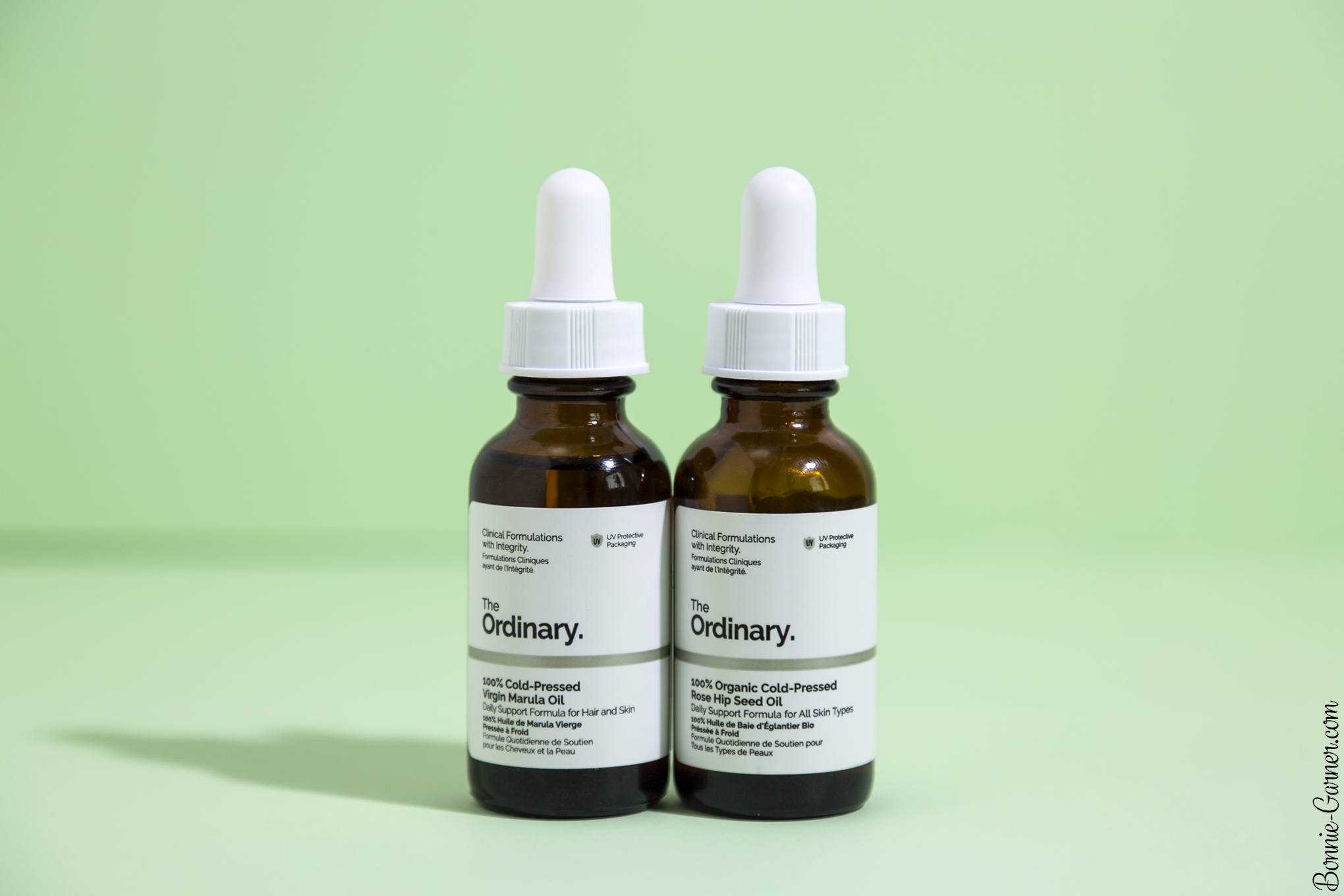 Les huiles The Ordinary: Rose Hip Seed Oil & Marula Oil, mon avis