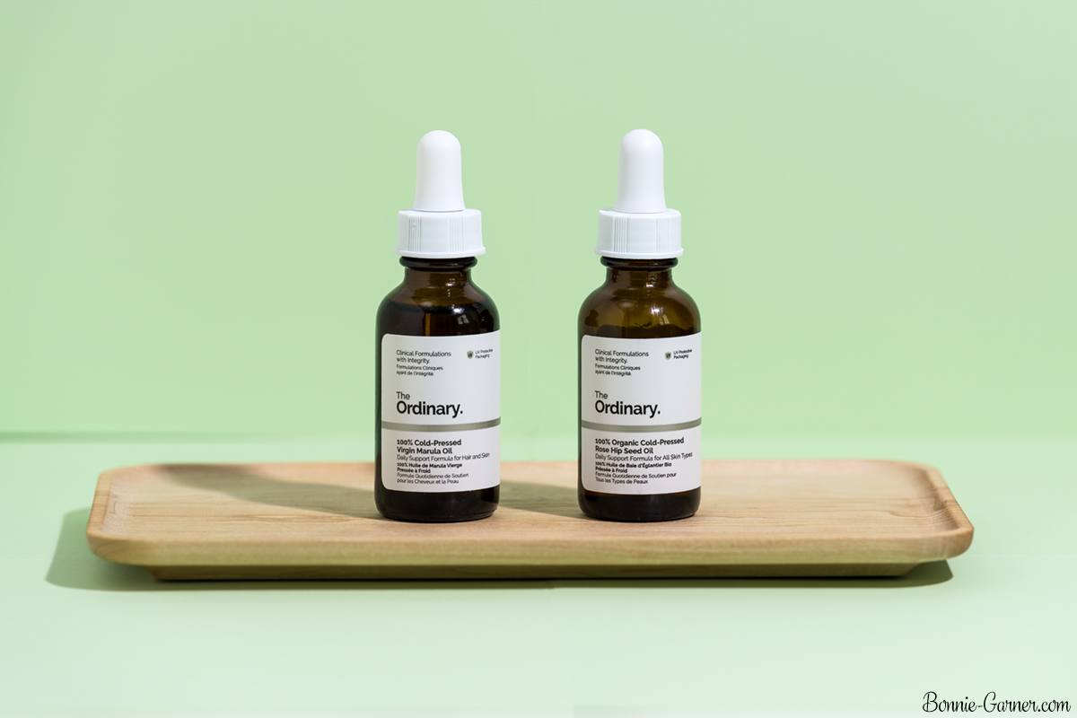 The Ordinary oils: Rose Hip Seed Oil & Marula Oil